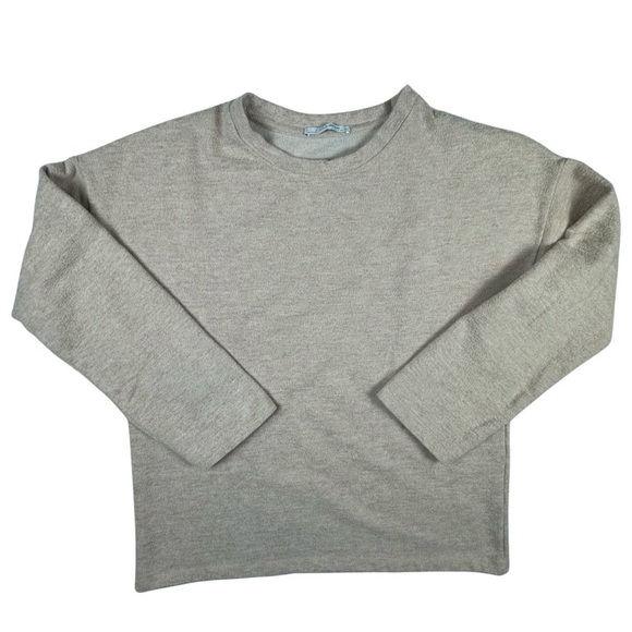 Zara Sweaters - Zara Crew Neck pink Sweater Trafuluc heavyweight Women’s Size Small